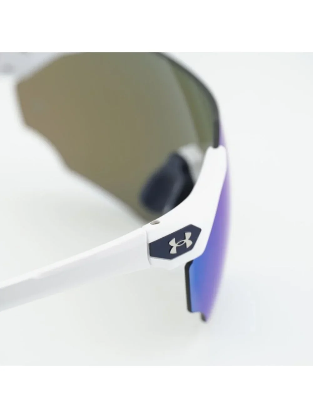 Under Armour UA HAMMER/F 0YO6 W1 Shield Sunglasses - White / Blue